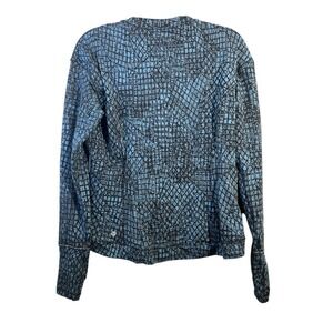 Lululemon Activewear Top Womens Large Close‎ to Crossing Long Sleeve Jacquard